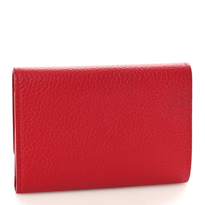 Louis Vuitton Taurillon Capucines Compact Wallet Rubis 3 of 8
