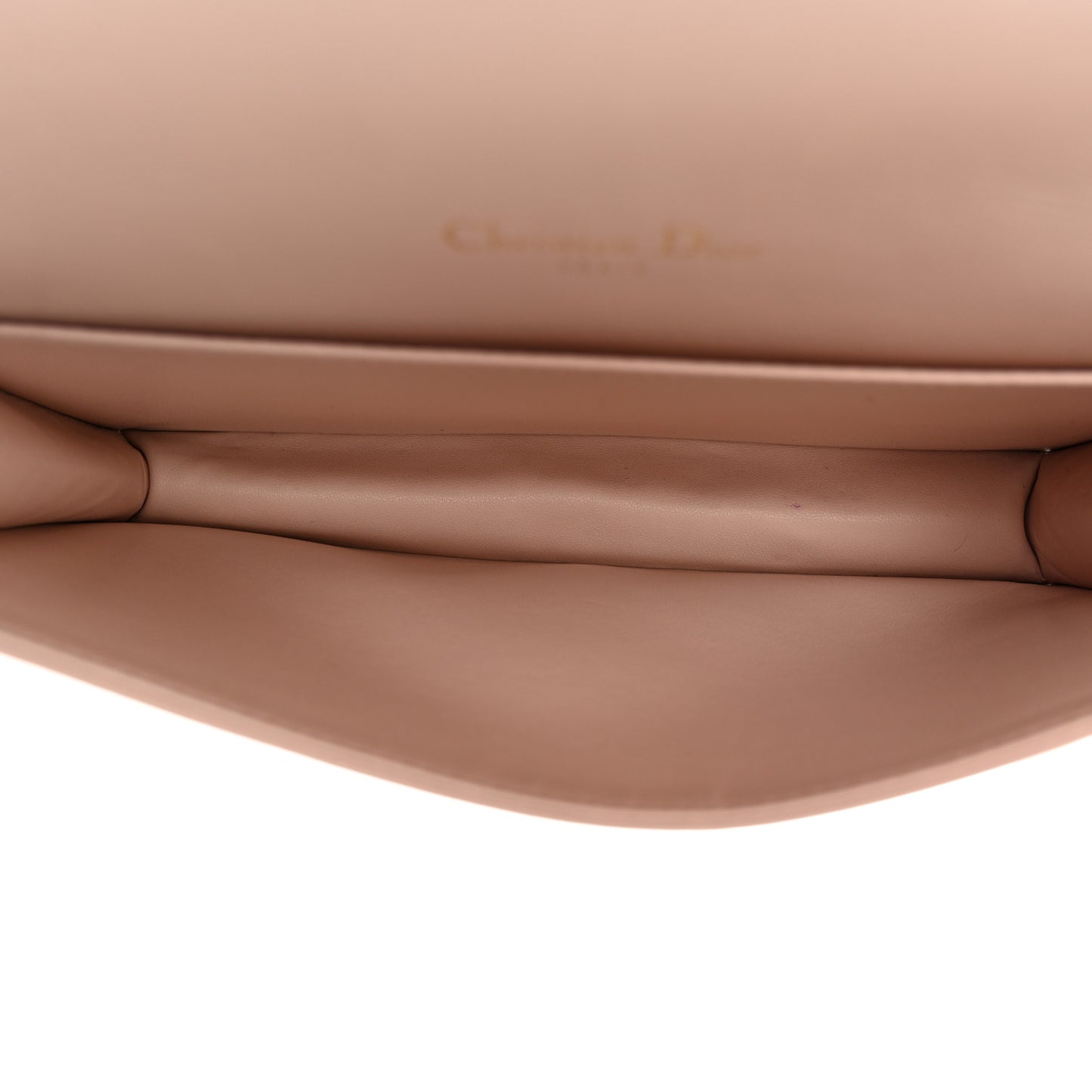 Lambskin Cannage Lady Dior Pouch Beige