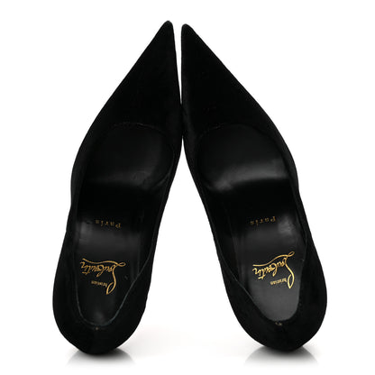 Christian Louboutin Veau Velours Kate Max 100 Pumps 38.5 Black 2 of 8