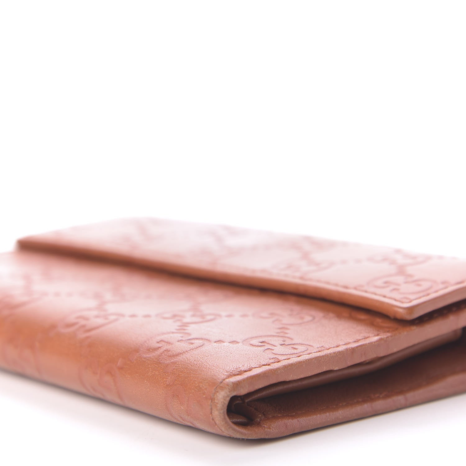 Gucci Guccissima Continental Flap Wallet Orange 7 of 11