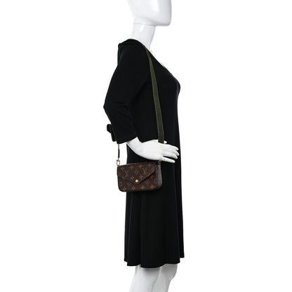 Louis Vuitton Monogram Felicie Strap & Go Kaki 2 of 11