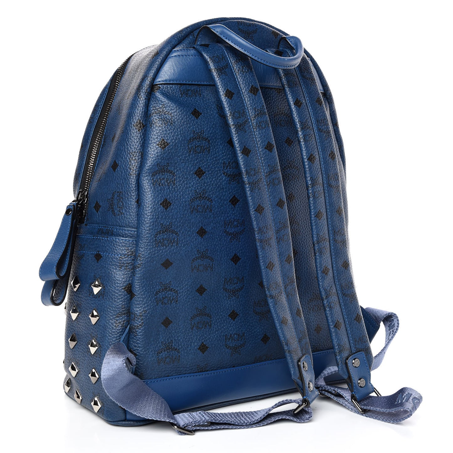 Visetos Medium Studded Stark Backpack Navy Blue