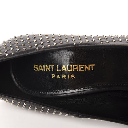 Saint Laurent Calfskin Studded Opyum 100 Pumps 35 Black 8 of 10