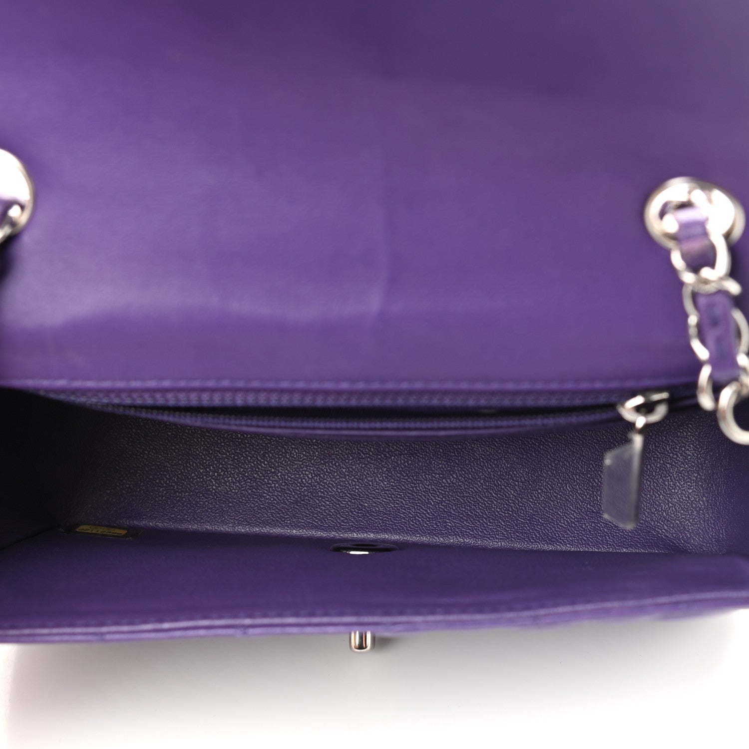 Chanel Lambskin Quilted Mini Rectangular Flap Purple 5 of 14