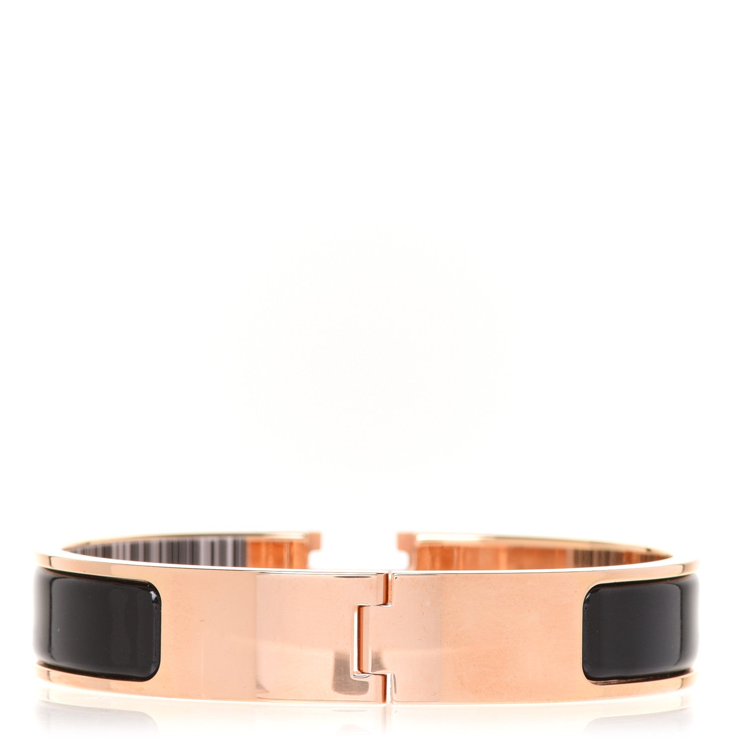 Hermes Enamel Narrow Clic Clac H Bracelet PM Black 3 of 6