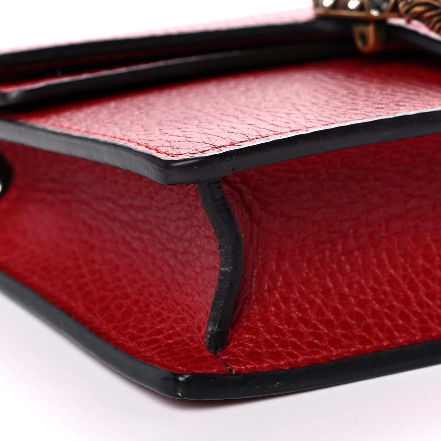 Calfskin Super Mini Dionysus Shoulder Bag Hibiscus Red