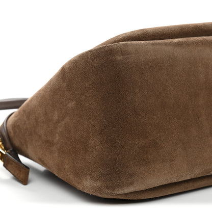 Prada Camoscio Medium Darling Shoulder Bag Cocoa Brown 9 of 10