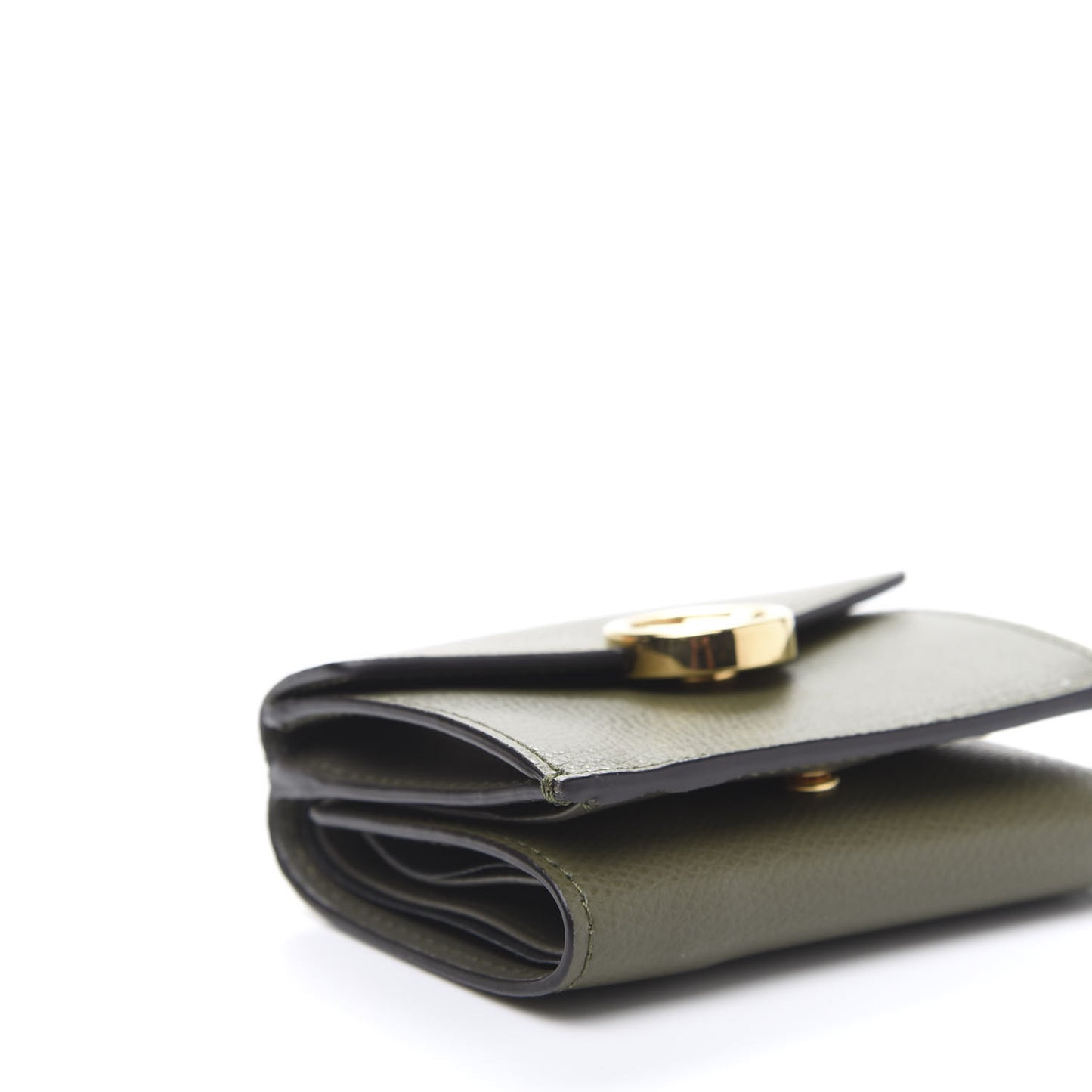 Vitello Cruise F is Fendi Micro Tri-Fold Envelope Wallet Asparago