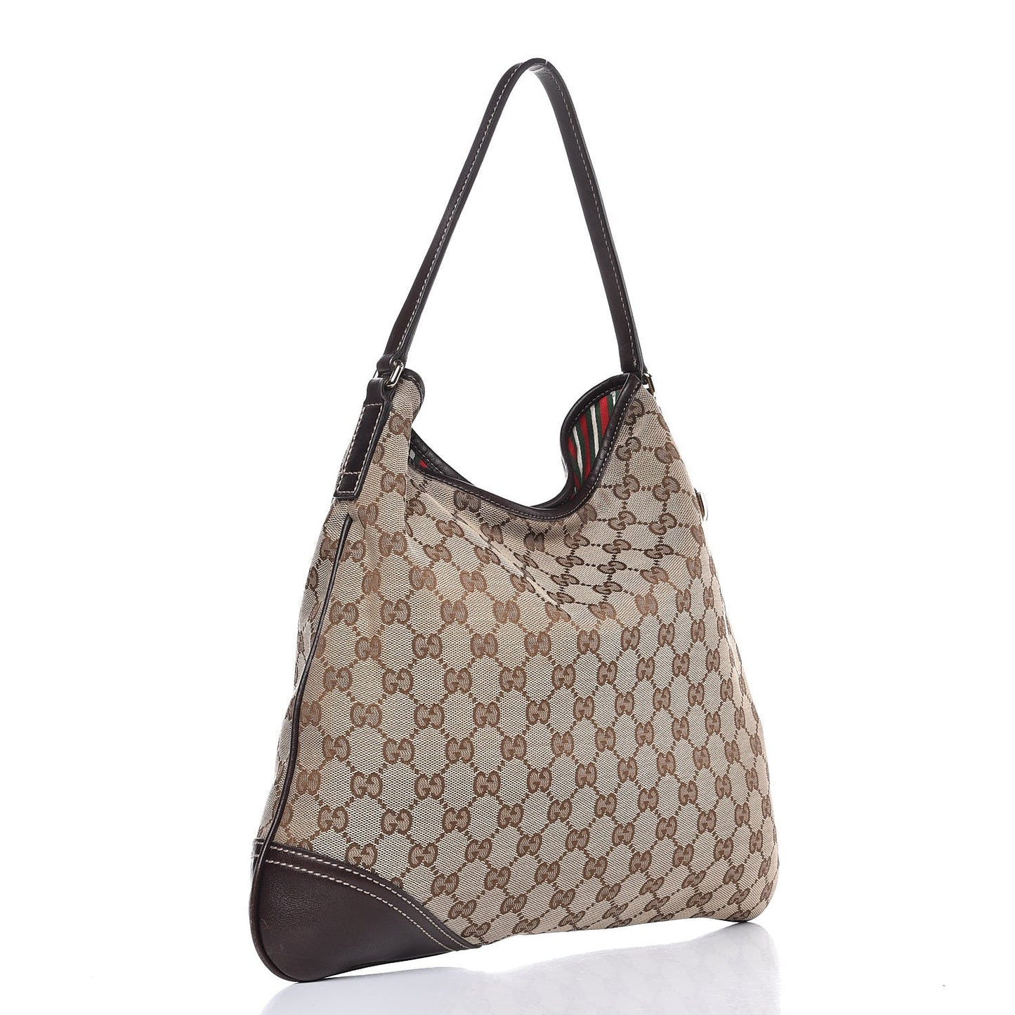 Monogram Medium New Britt Hobo Dark Brown