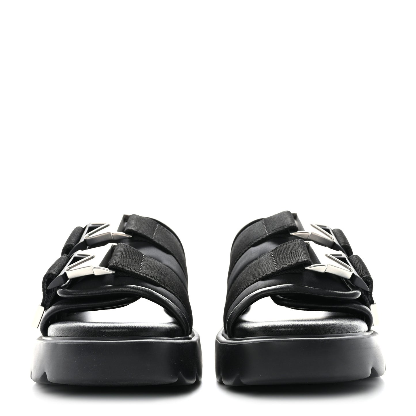 Nappa Flash 45mm Flat Sandals 37 Black