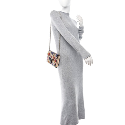 Gucci Snakeskin Mini Dionysus Chain Wallet Multicolor 2 of 13