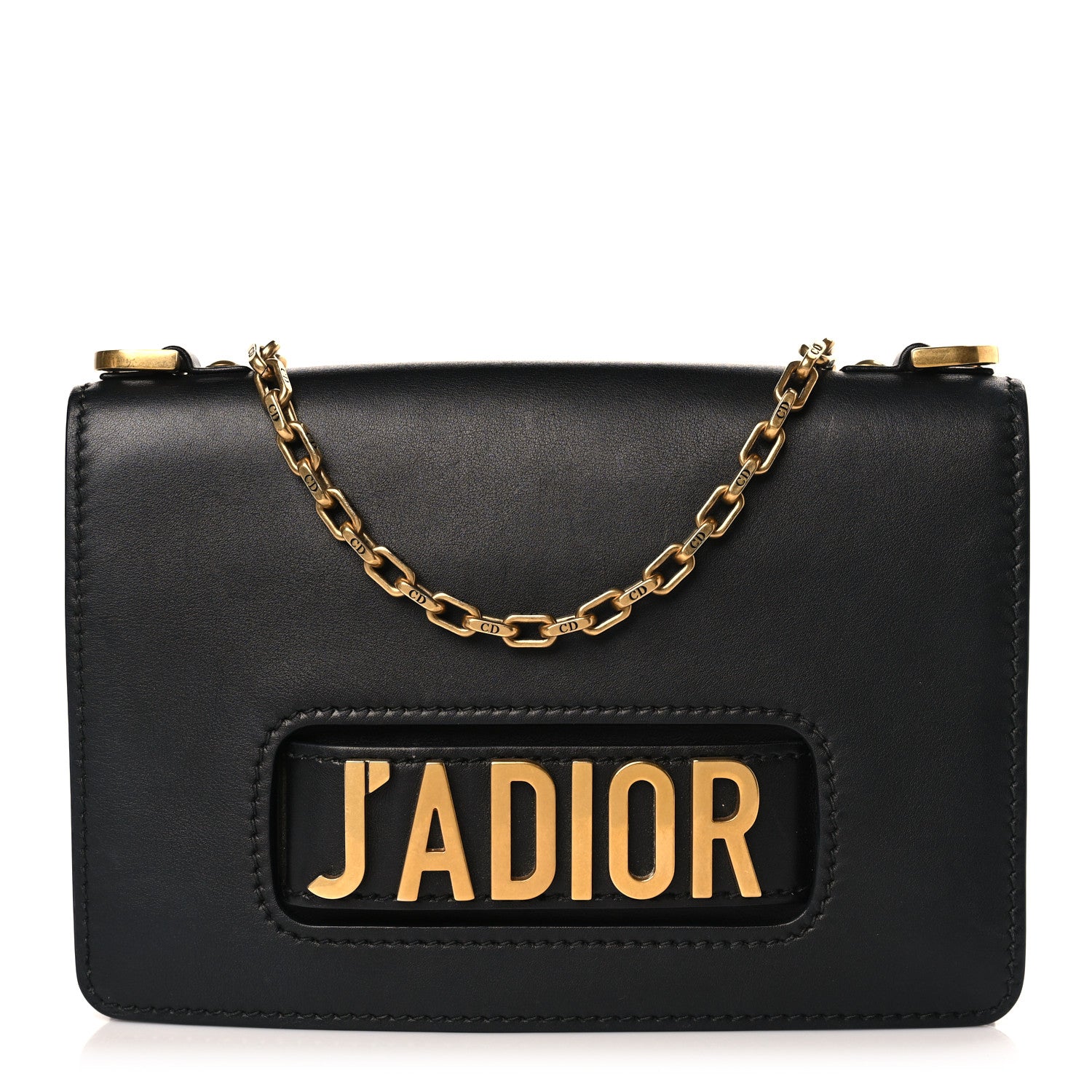 Christian Dior Calfskin J'Adior Chain Flap Bag Black 1 of 9