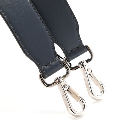 Fendi Calfskin Adjustable Strap You Navy 6 of 8