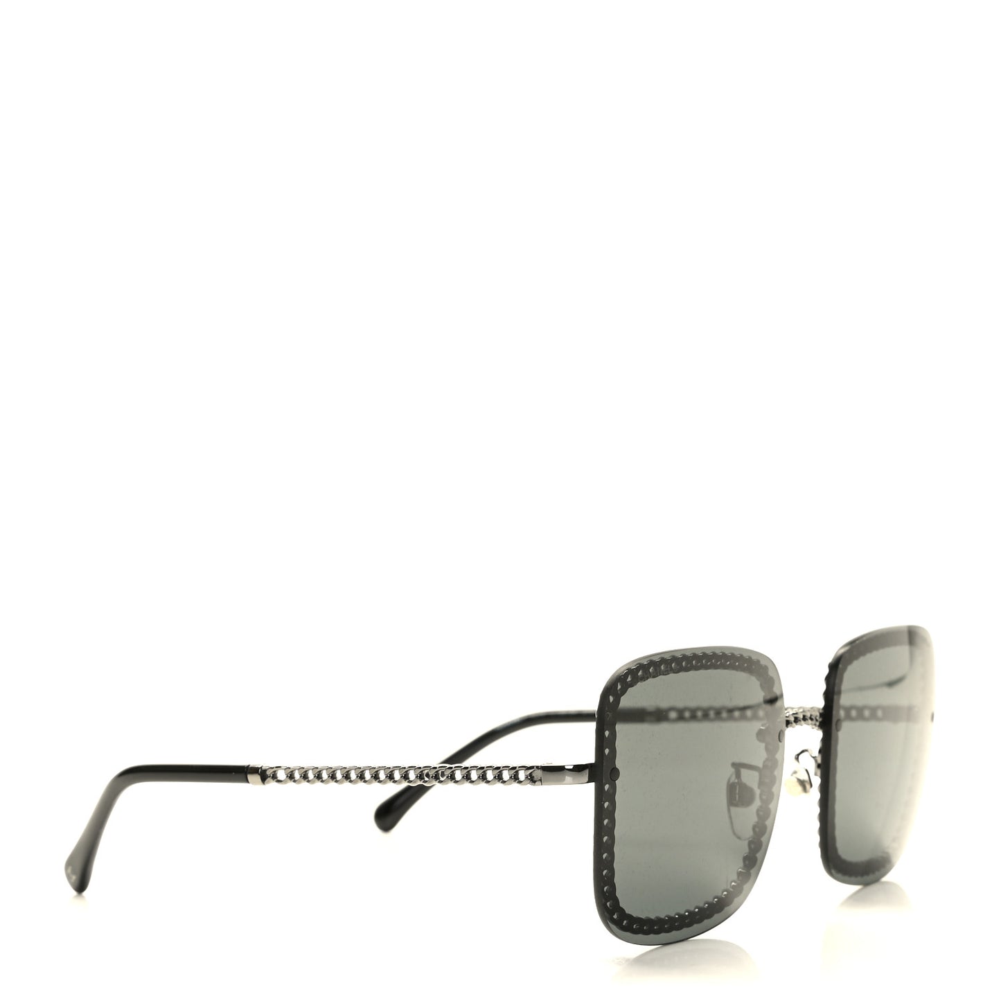 Chain Square Sunglasses 4244 Black