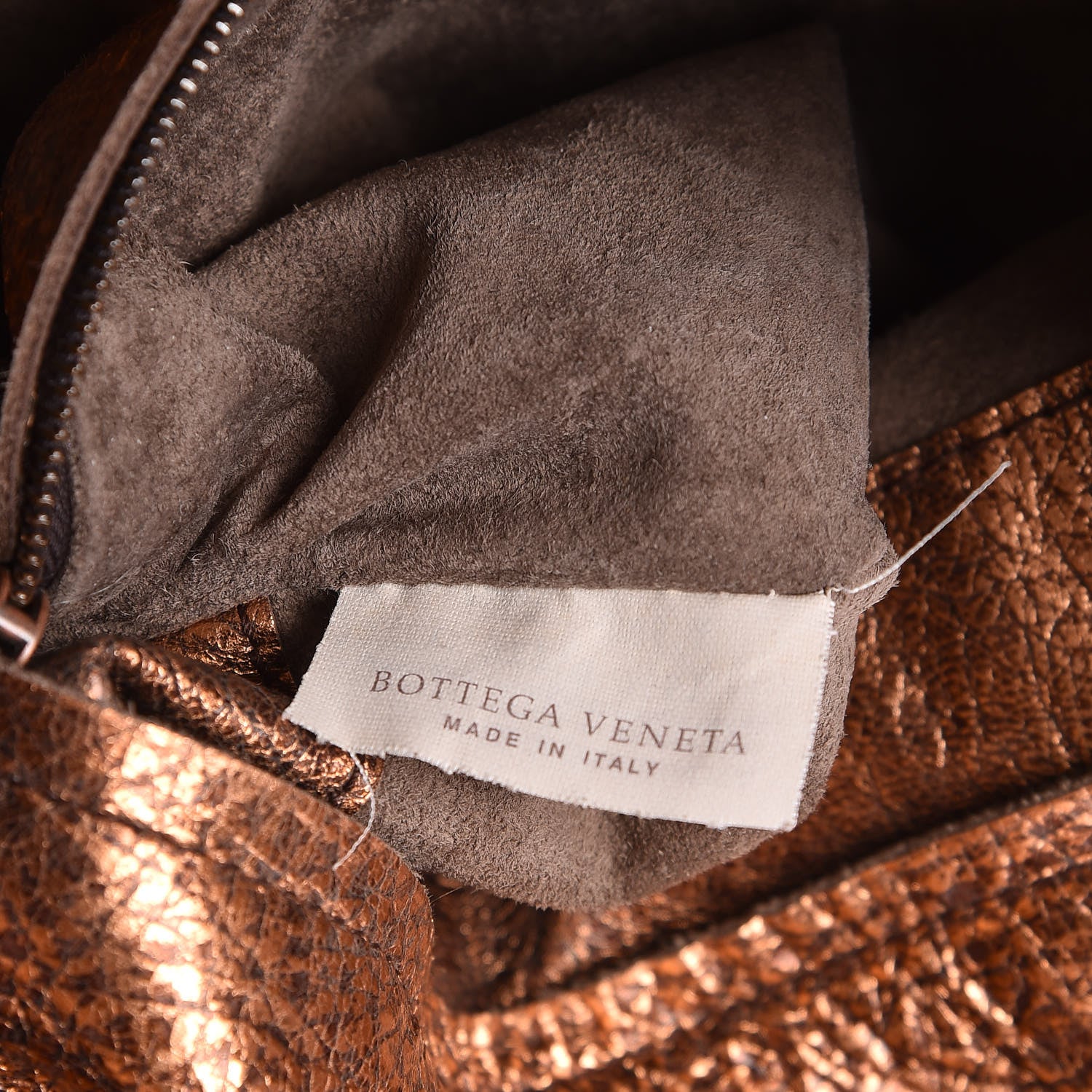 Bottega Veneta Metallic Cervo Deerskin Large Hobo Rame Ossidato 7 of 11