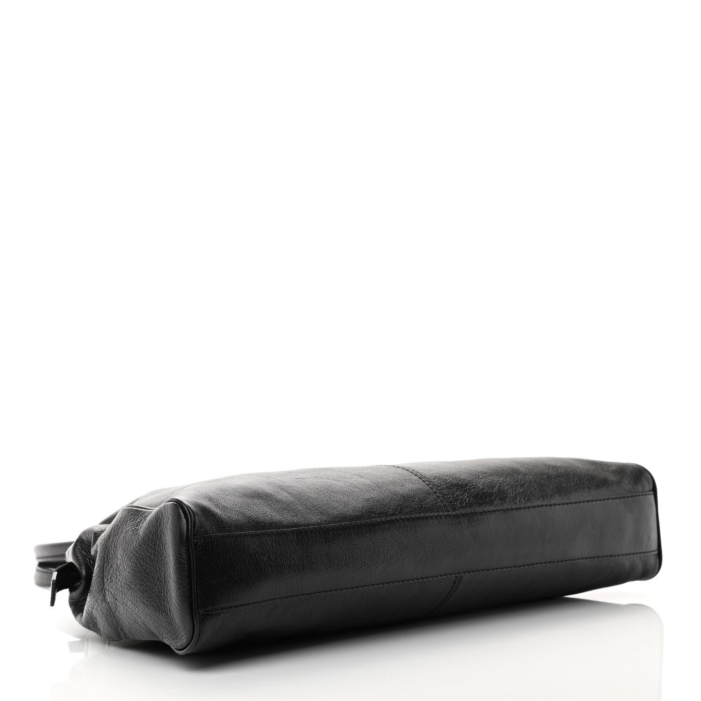 Calfskin Large Re(Belle) Top Handle Bag Black