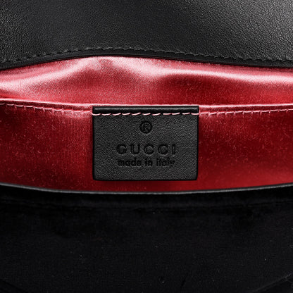 Gucci Velvet Matelasse Mini GG Marmont Shoulder Bag Black 6 of 8
