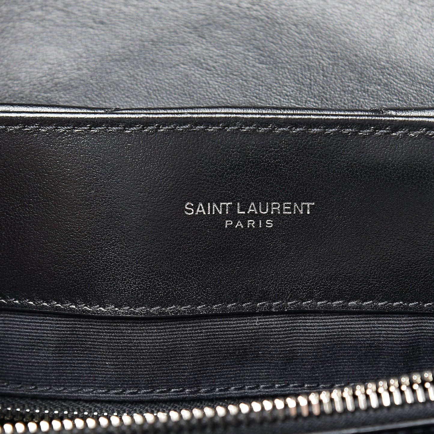 Calfskin Y Quilted Monogram Medium Loulou Chain Satchel Black