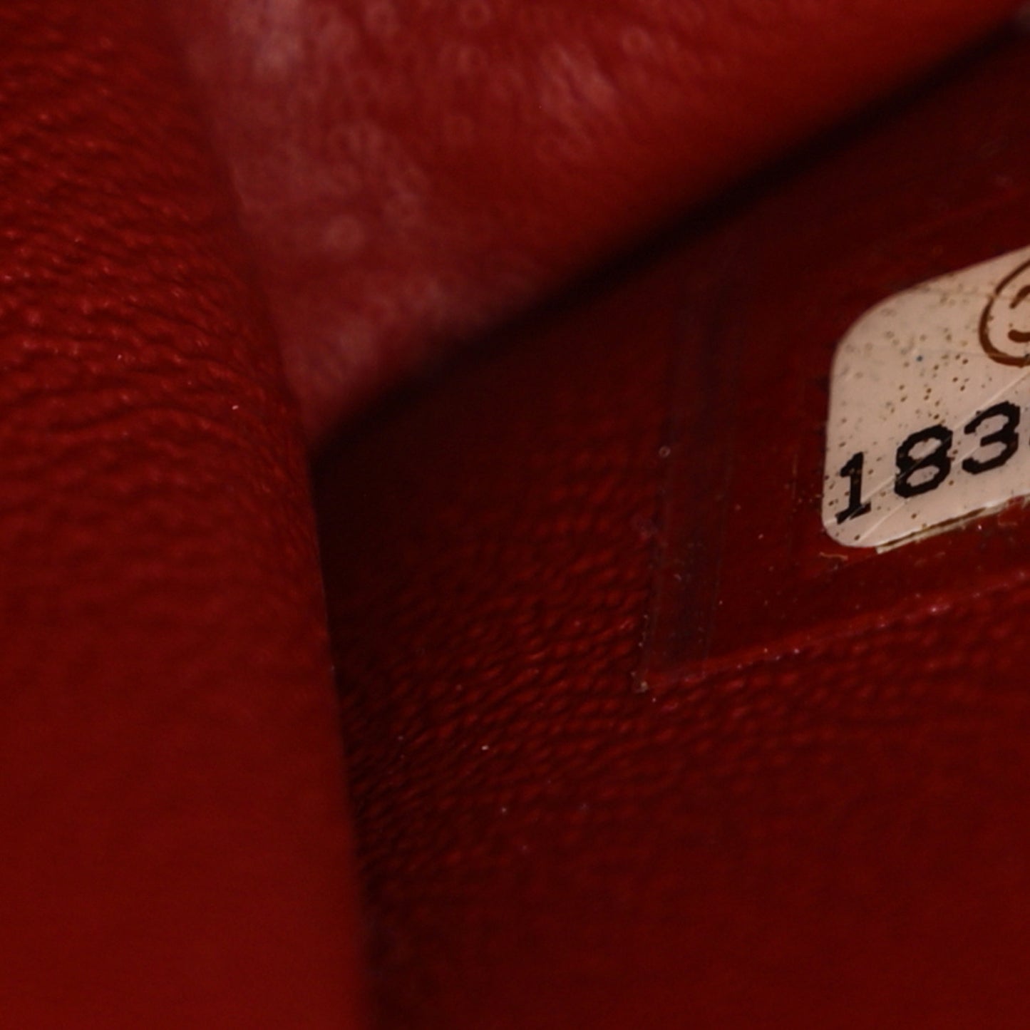Caviar Quilted Extra Mini Flap Burgundy