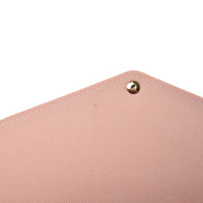 Louis Vuitton Damier Azur Pochette Felicie Chain Wallet Rose Ballerine 10 of 10