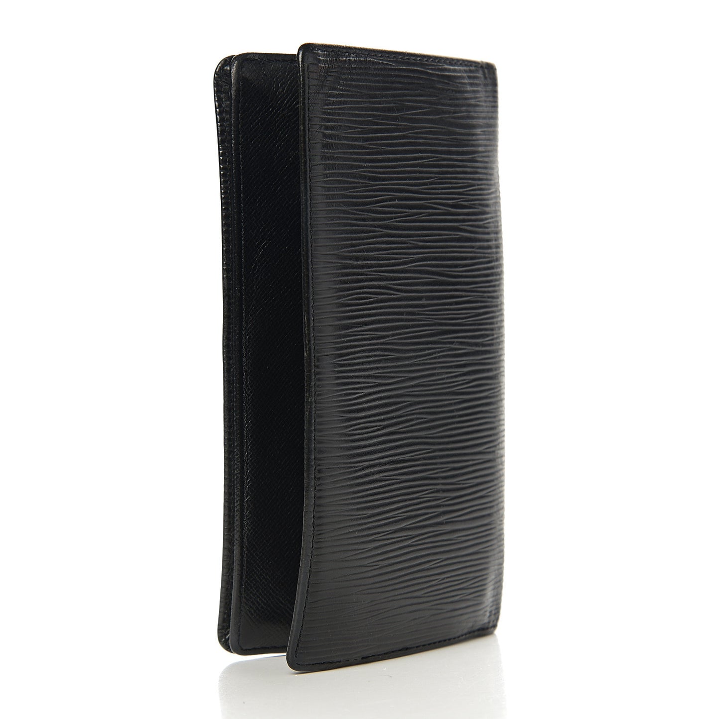 Epi Porte Valeurs Checkbook Wallet Black