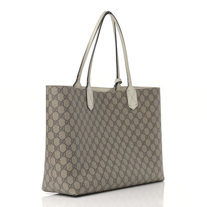 Gucci GG Supreme Monogram Medium Reversible Tote Beige White 3 of 27