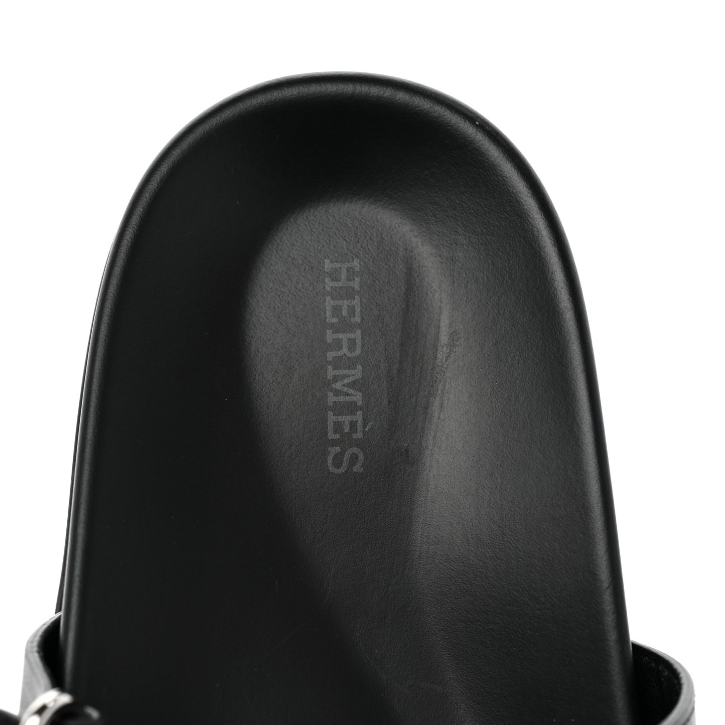 Calfskin Mens Chypre Sandals 43 Black