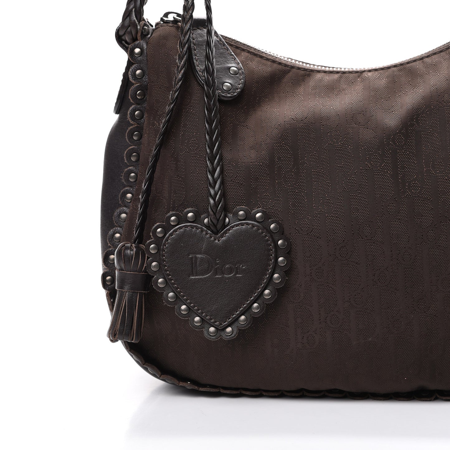 Monogram Hobo Shoulder Bag Brown