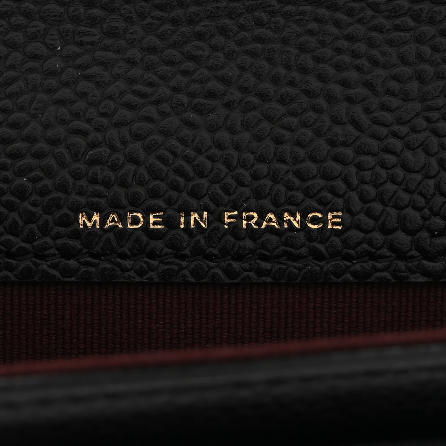 Caviar Quilted Flap Card Holder Wallet Black