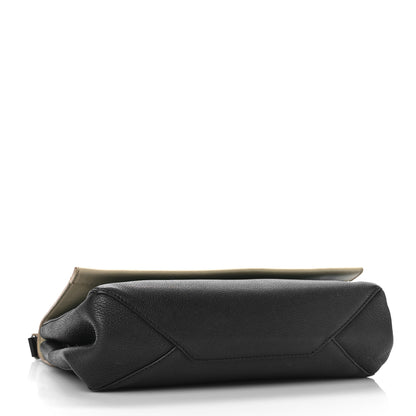 Louis Vuitton Soft Calfskin Lockme II Top Handle Vanille Black 4 of 14