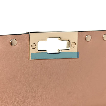 Valentino Garavani Nappa Large Rockstud Spike Shoulder Bag Soft Noisette 10 of 16