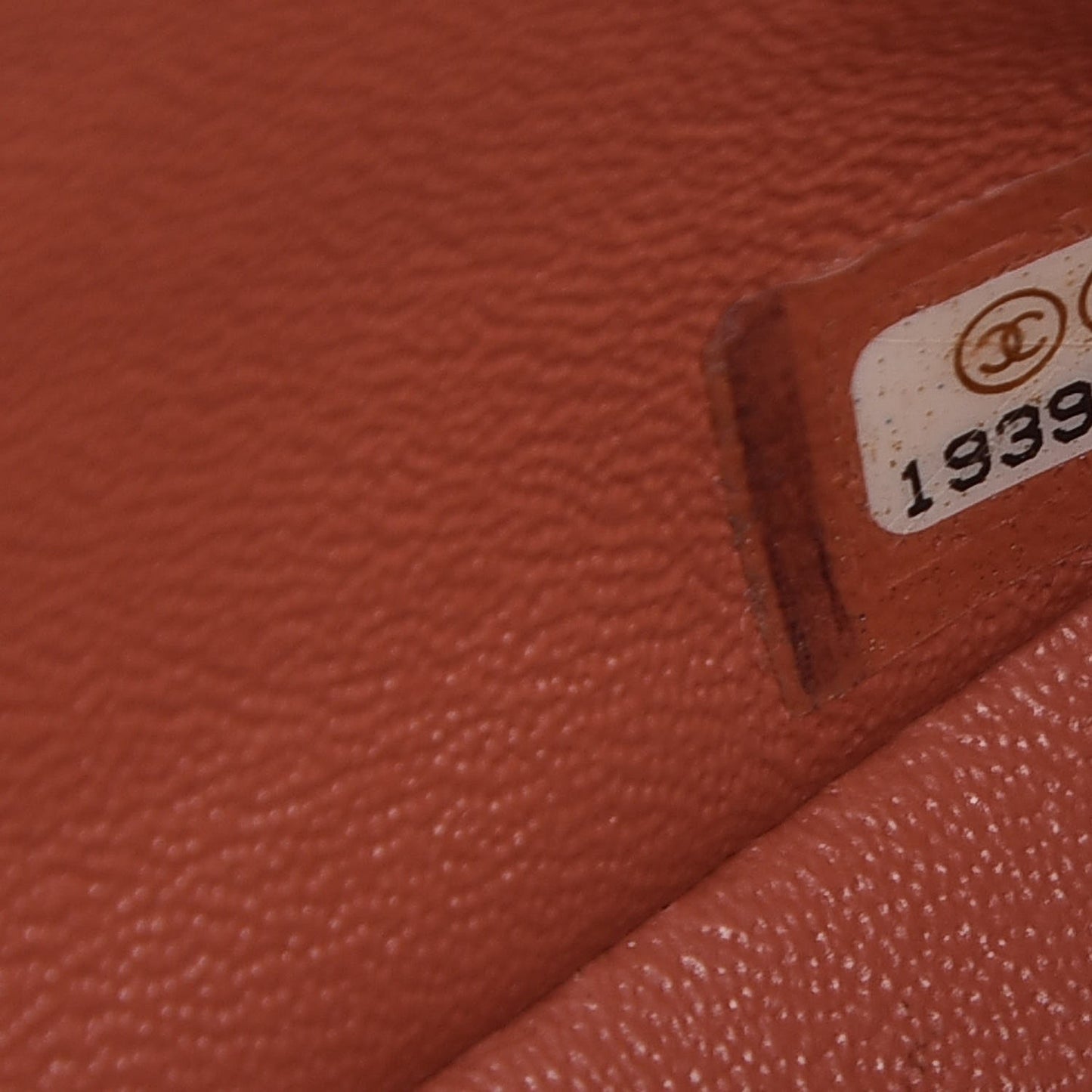 Lambskin Quilted Mini Rectangular Flap Orange