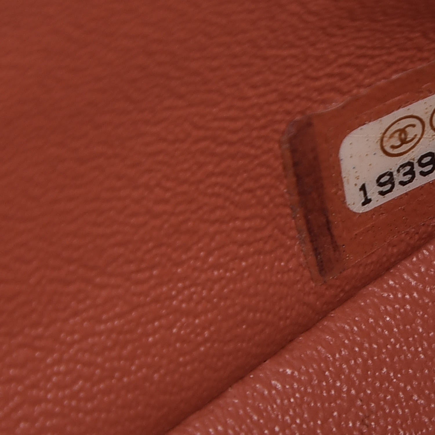 Chanel Lambskin Quilted Mini Rectangular Flap Orange 7 of 7
