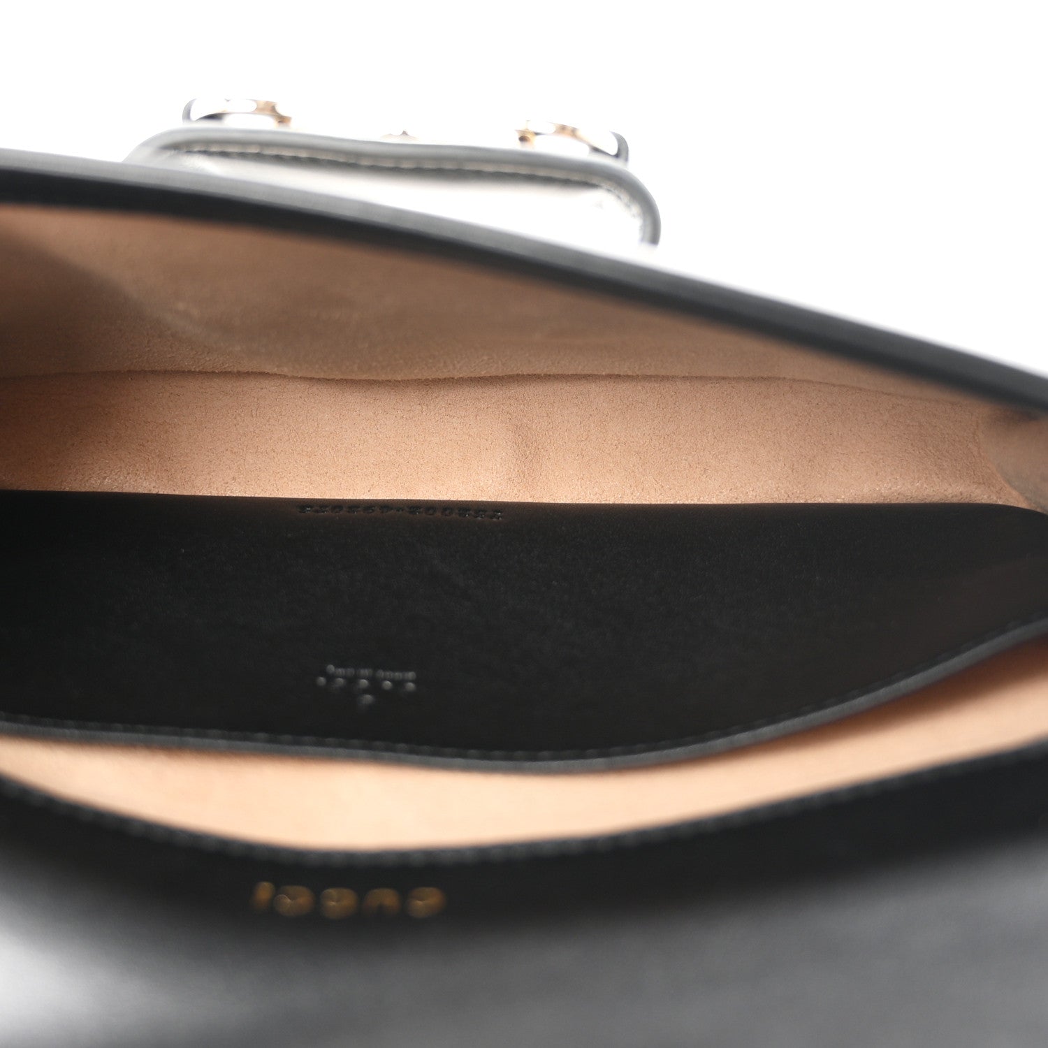 Gucci GG Supreme Monogram Azalea Calfskin Horsebit 1955 Mini Bag Beige Black 5 of 10