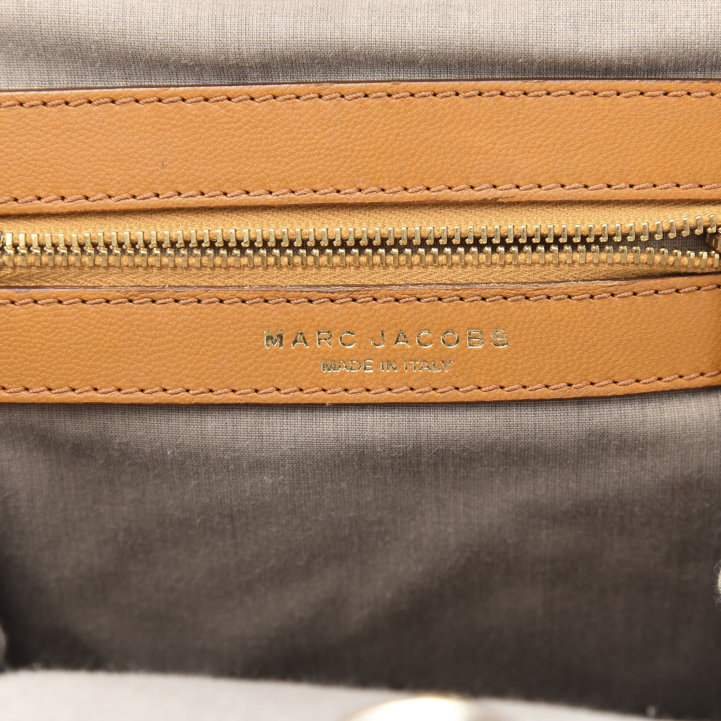 Metallic Calfskin Quilted Elastic The Kid Stam Dark Orange