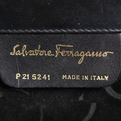 FASHIONPHILE SALVATOREFERRAGAMOLeatherEveningBagBlack 11 of 11
