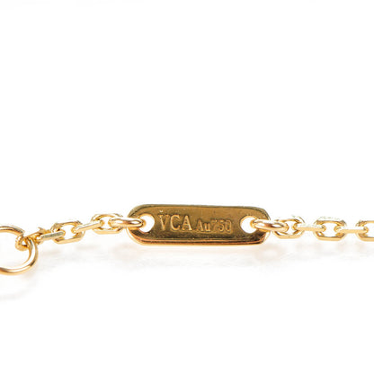 Van Cleef & Arpels 18K Yellow Gold Mother of Pearl Sweet Alhambra Bracelet 6 of 7