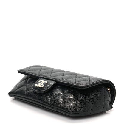 Chanel Caviar Quilted Glasses Case With Chain Black 9 of 9