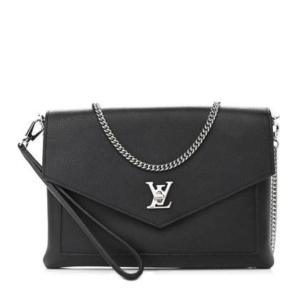 Louis Vuitton Soft Calfskin My Lockme Pochette Black 1 of 11
