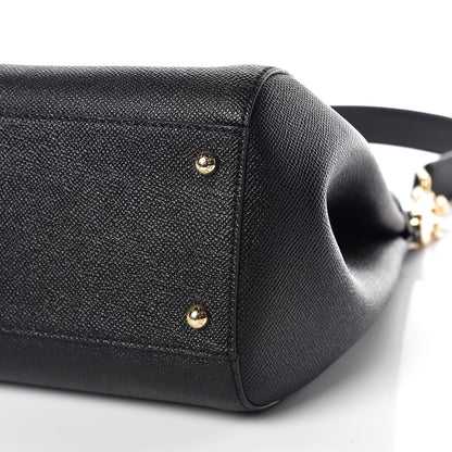 Dolce & Gabbana Dauphine Large Miss Sicily Satchel Black 9 of 9