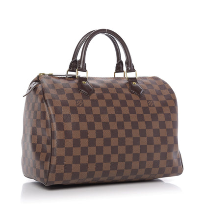 Louis Vuitton Damier Ebene Speedy 30 3 of 9