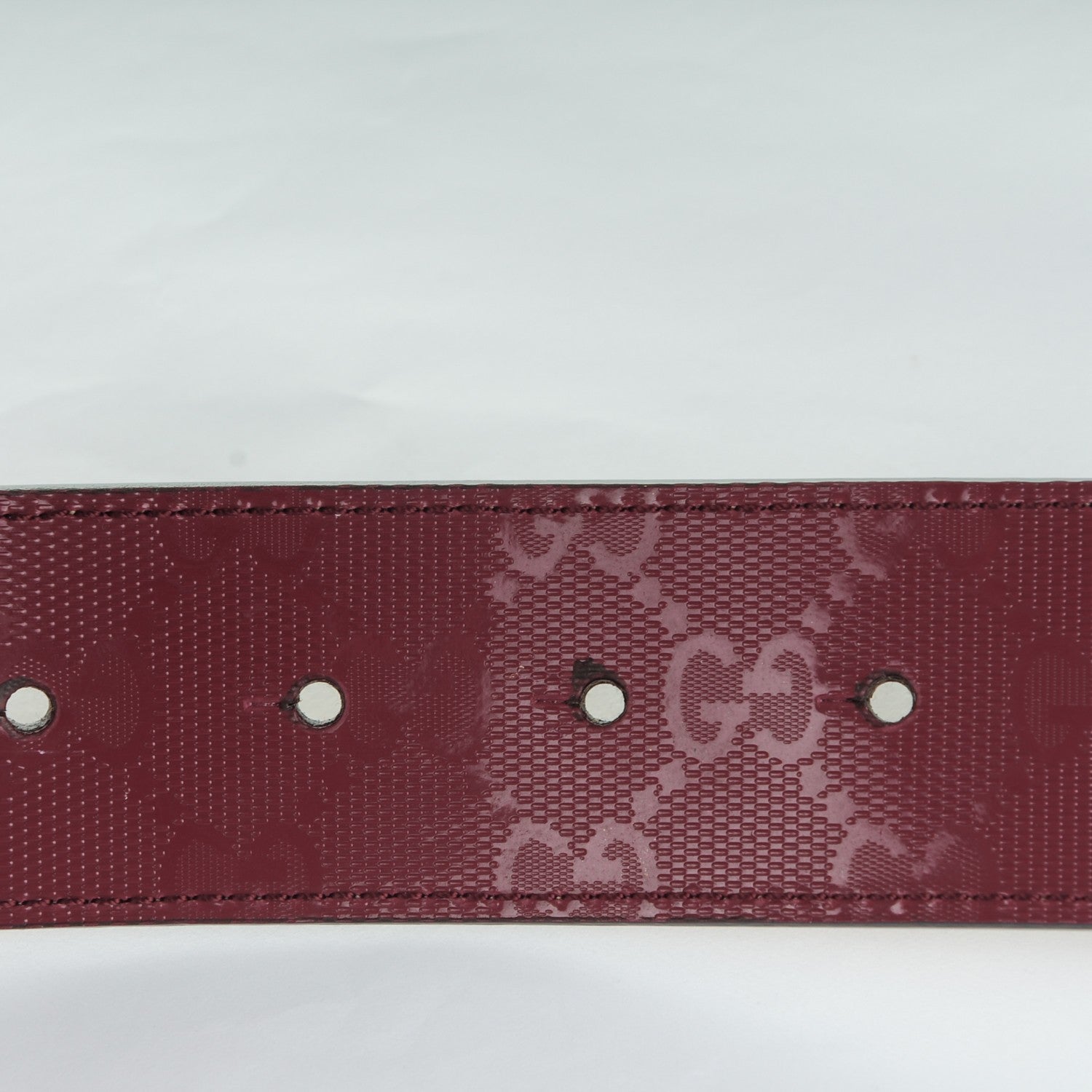 Gucci Imprime Monogram Interlocking G Belt 105 42 Rose Blush 6 of 6