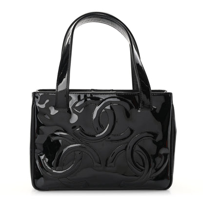 Chanel Patent CC Mini Tote Black 1 of 11