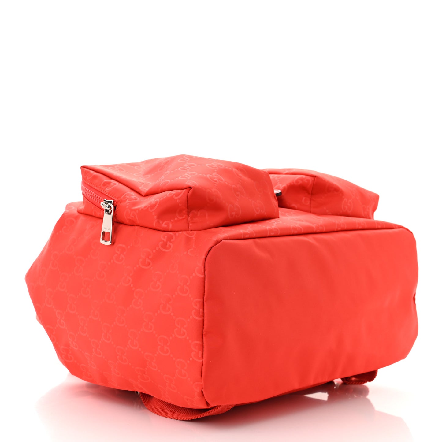 Nylon Monogram Small Single Buckle Backpack Red