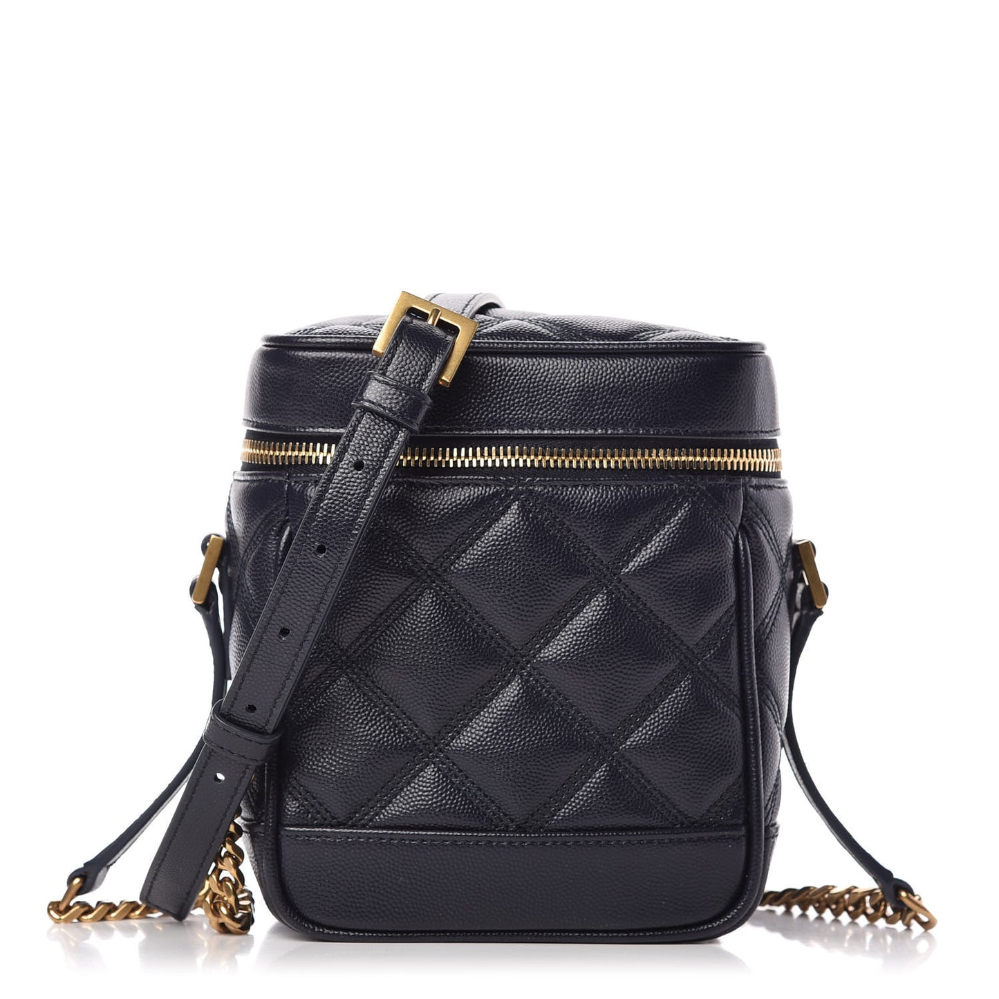 Grain De Poudre Quilted 80's Vanity Deep Marine