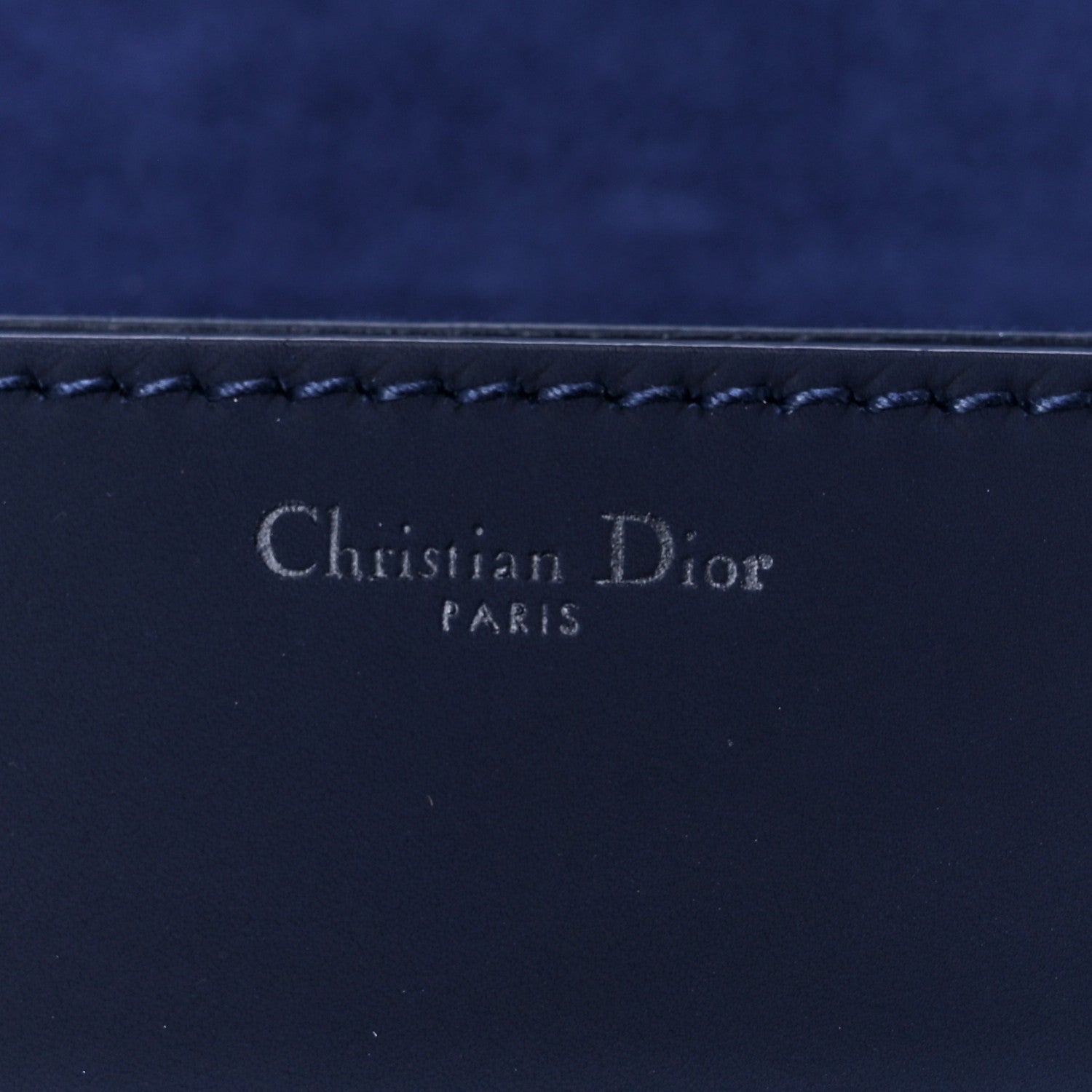 Christian Dior Smooth Calfskin Monochrome Dio(r)evolution Flap Bag Dark Blue 6 of 10