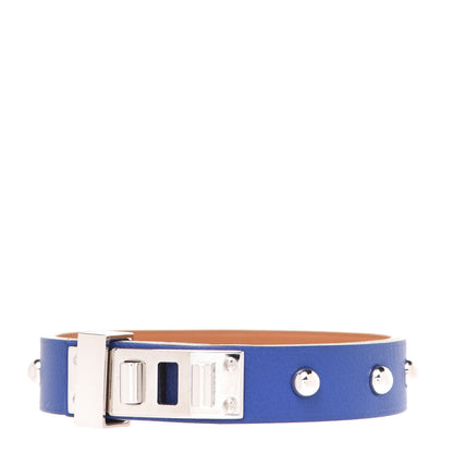Hermes Swift Mini Dog Clous Ronds Bracelet T2 Bleu Electrique 1 of 5