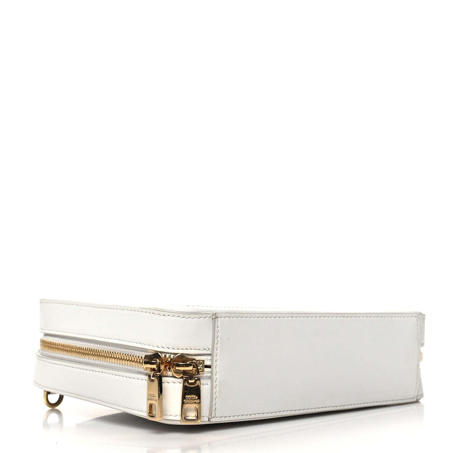 Dolce & Gabbana Calfskin Medium DG Logo Camera Crossbody Bag White 4 of 11