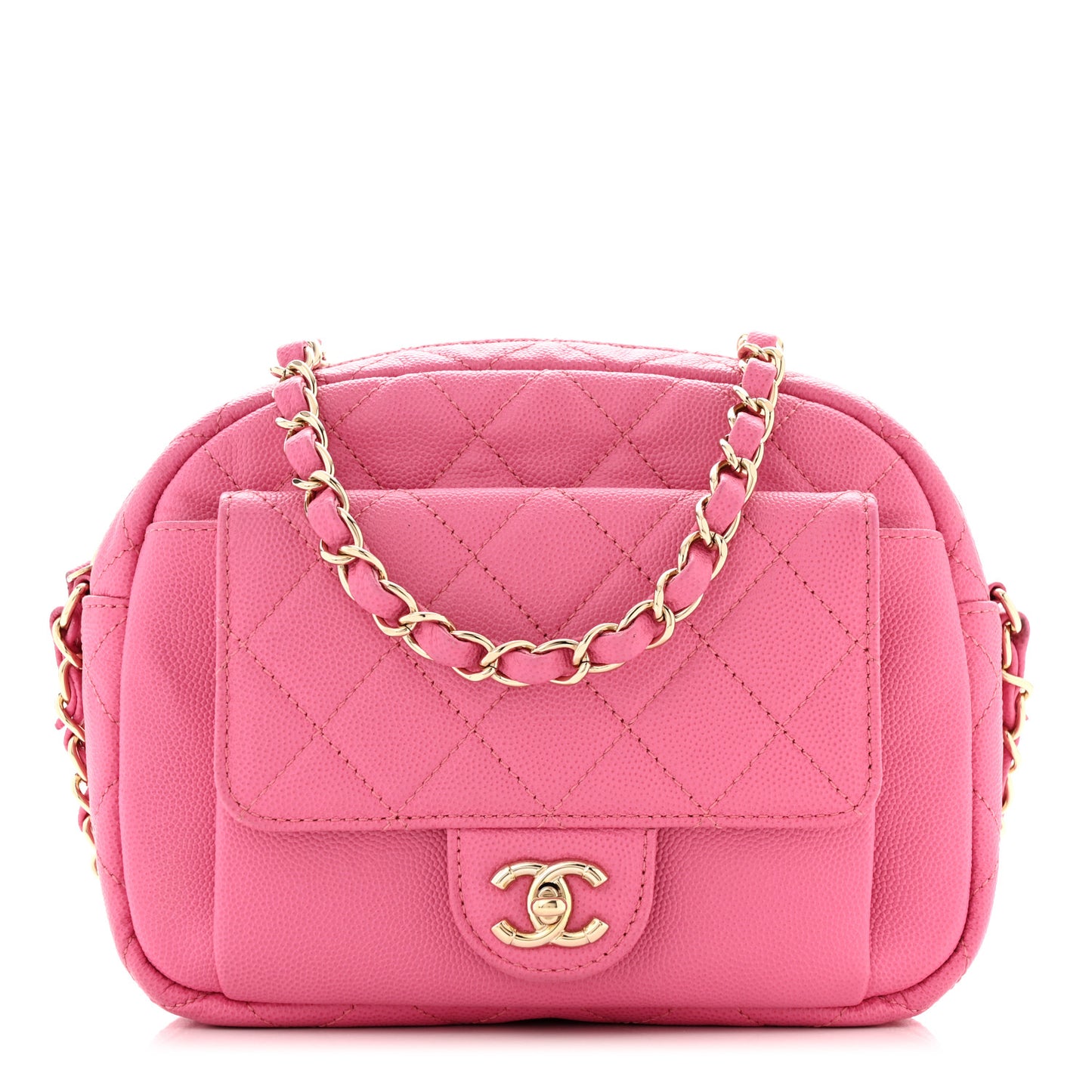Caviar Quilted CC Day Camera Case Pink