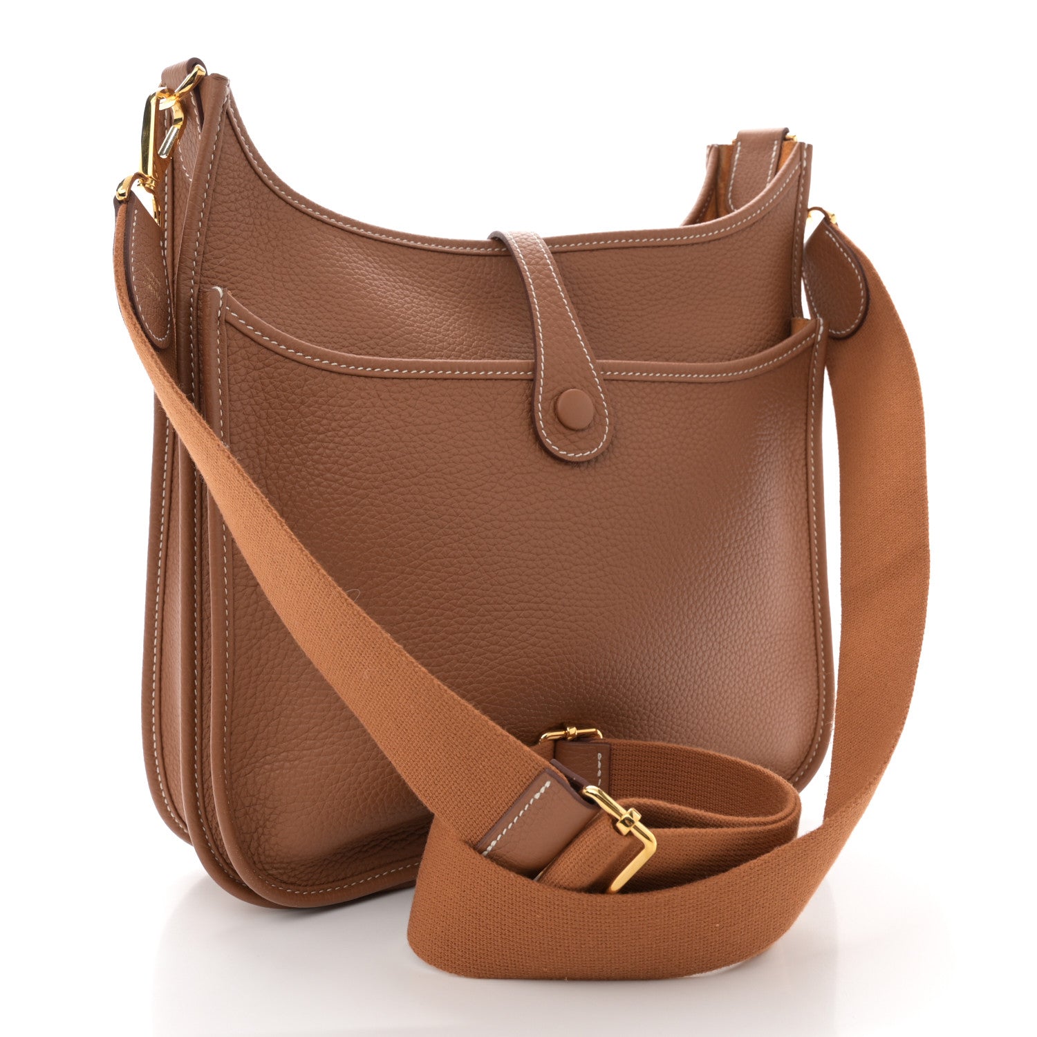 Hermes Taurillon Clemence Evelyne III PM Gold 3 of 10